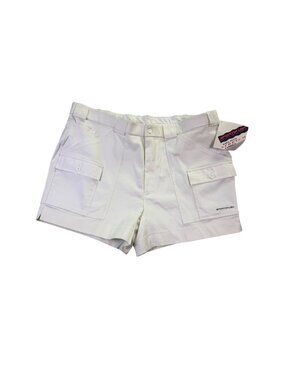 L.L Bean Sportif USA Mens White Cargo Shorts Comfortable Fit  Size L